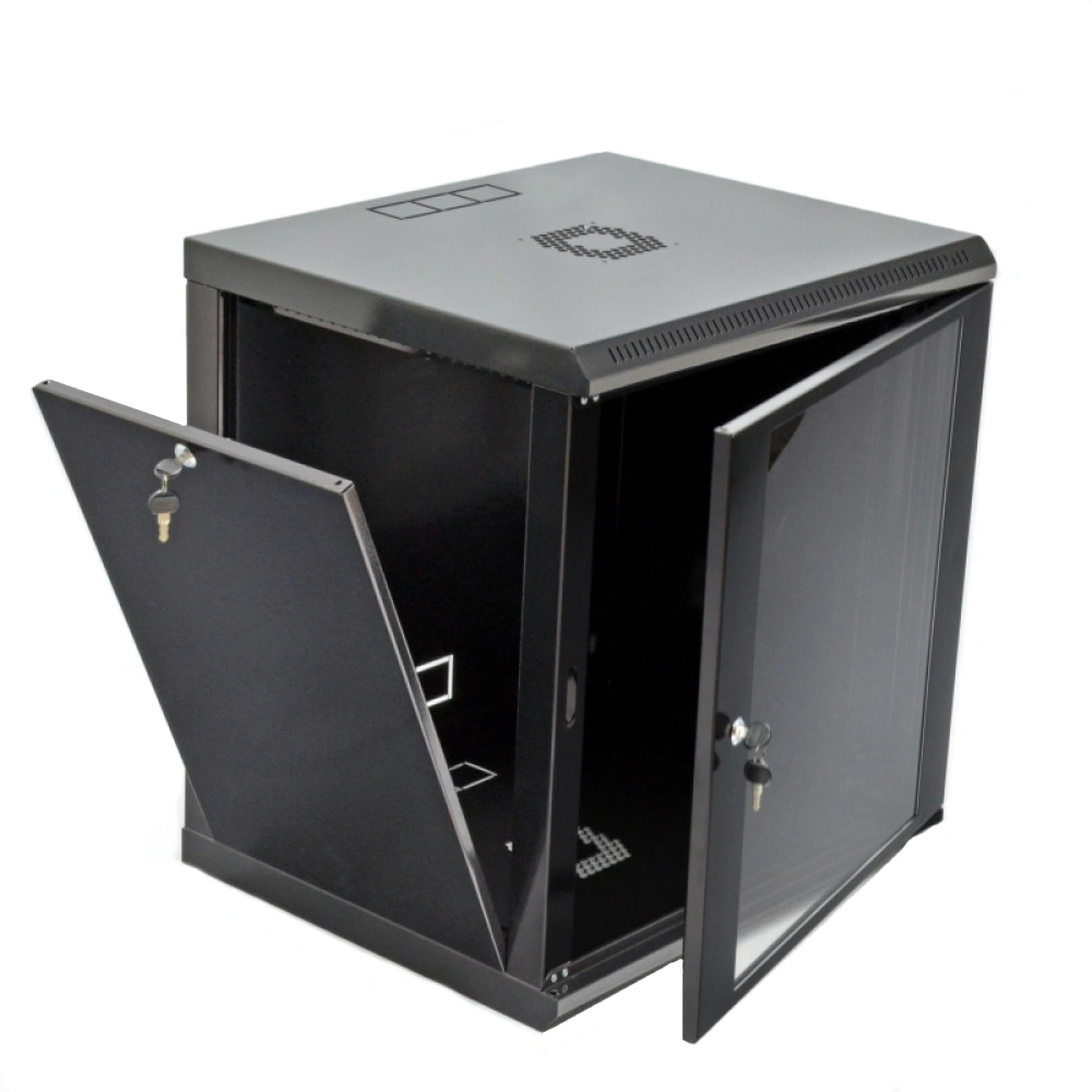 19"12U, 600x600x640мм Шафа економ,акрилове скло, чорна - Зображення 3