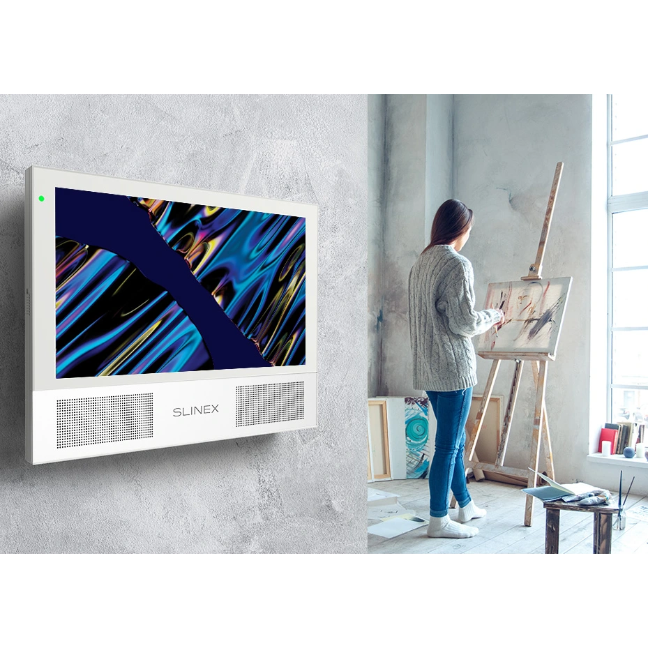 Slinex Sonik 7 Cloud white Відеодомофон - Зображення 6