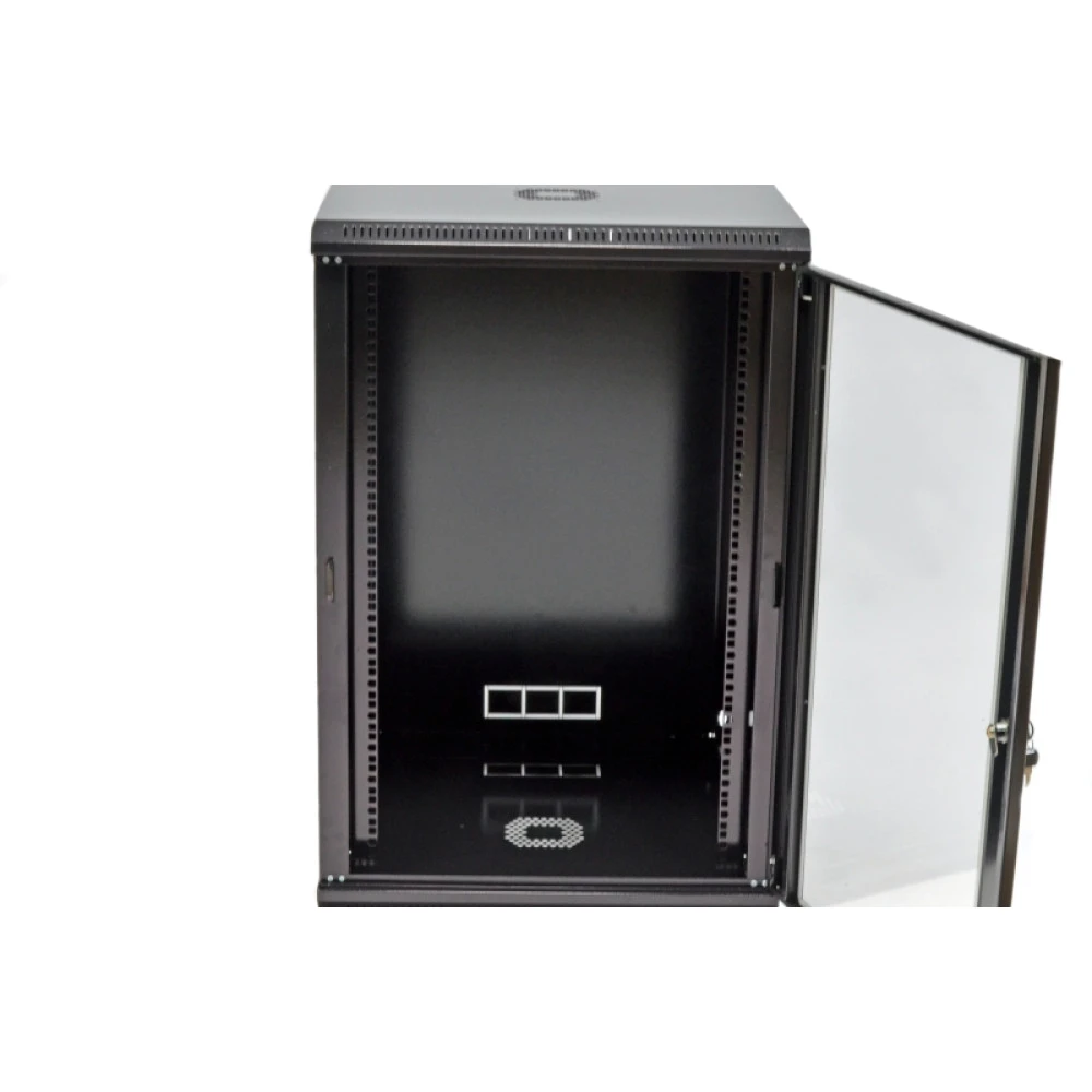 UA-MGSWL186B Шафа 19"18U, 600x600x907мм (Ш*Г*В), економ, акрилове скло, чорна - Зображення 4