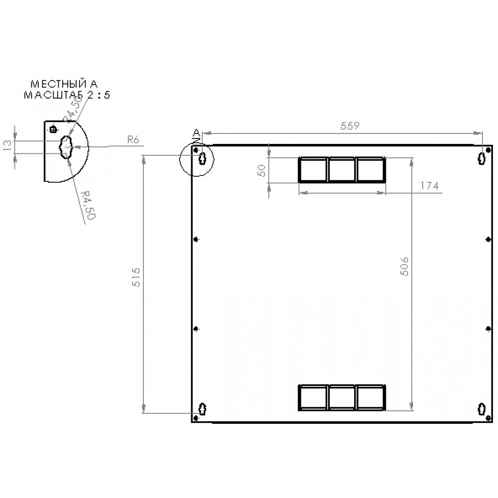 19"12U, 600x600x640мм Шафа економ,акрилове скло, чорна - Зображення 4