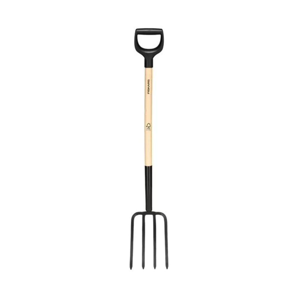 Fiskars-Solid™-1070676 Вила садові з дерев'яною ручкою