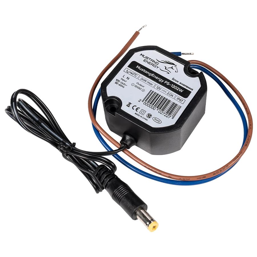 Mustang Energy PS-1202W IP67 Блок живлення - Зображення 3