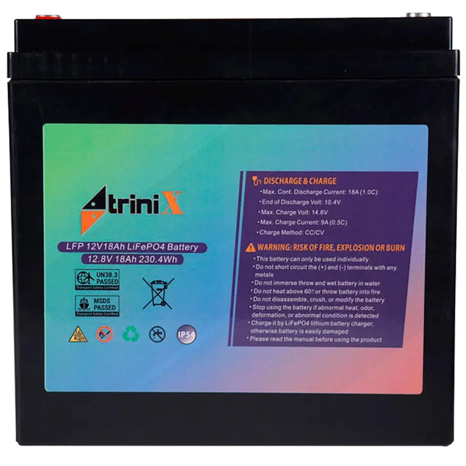 TRINIX LFP 12V18Ah LiFePo4 Акумуляторна батарея
