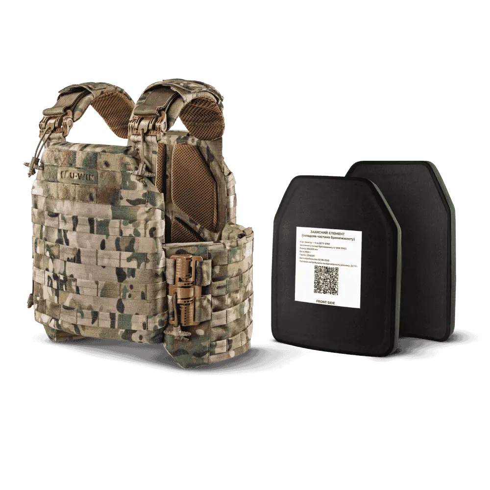 U-WIN PRO Cordura 1000 зі швидким скиданням з камербандами Бронежилет 5 класу захисту