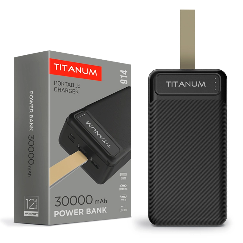 TITANUM 914 Black 30000mAh Повербанк - Зображення 4