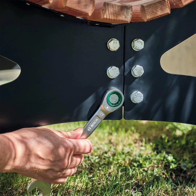 Bosch (1600A027PS) з тріскачкою 8 шт Набір ключів комбінованих - Зображення 4