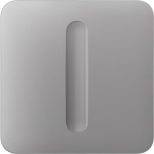 Кнопка центральна для одноклавішного вертикального вимикача димера Ajax CenterButton Dimmer Vertical 1-gang 2-way for LightSwitch, Jeweler, бездротовий, fog