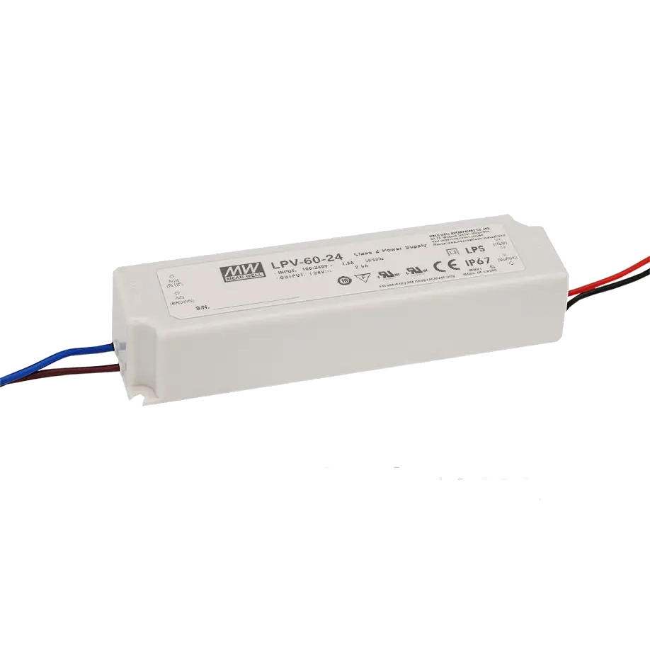 Mean Well LPV-60-24 Rohs AC/DC 24В 2.5А Блок живлення