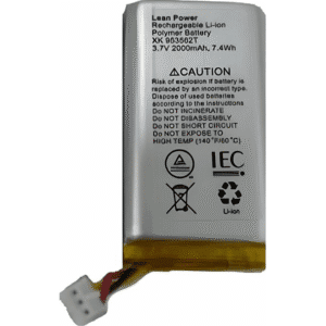Акумулятор 3-pin для Ajax Hub, Hub Plus, Hub 2, Rex, 110 - 240 AC, 3,7V, 2000mAh, 7.4Wh