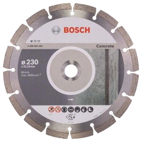 Bosch 230x22.23 (2608603243) Алмазний відрізний круг по бетону