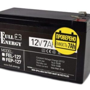 Full Energy FEP-127 7А•г 12В Свинцево-кислотна акумуляторна батарея