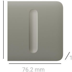 Кнопка бічна для одноклавішного вертикального вимикача димера Ajax SideButton Vertical Dimmer 1-gang 2-way for LightSwitch, Jeweler, бездротовий, ivory