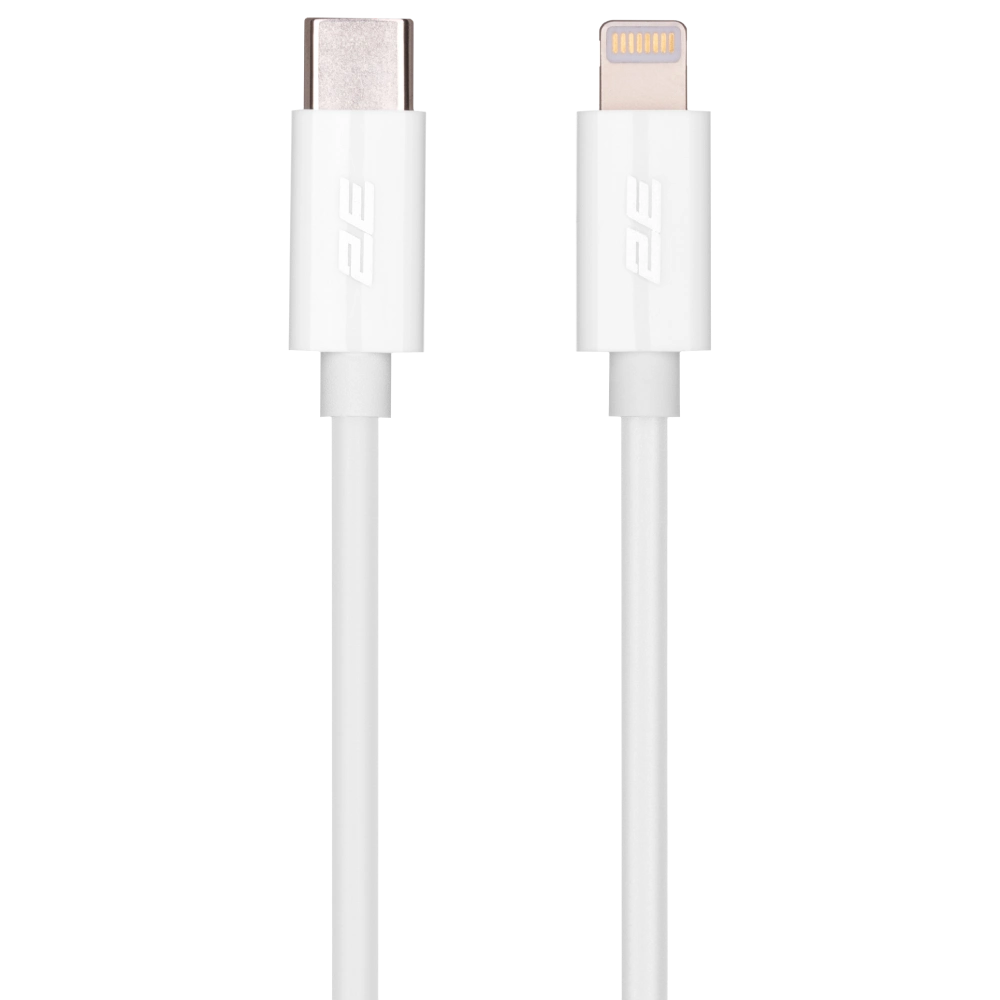 2E Type-C GlowUSB-C > Lightning Кабель заряджання/синхронізації 1м білий