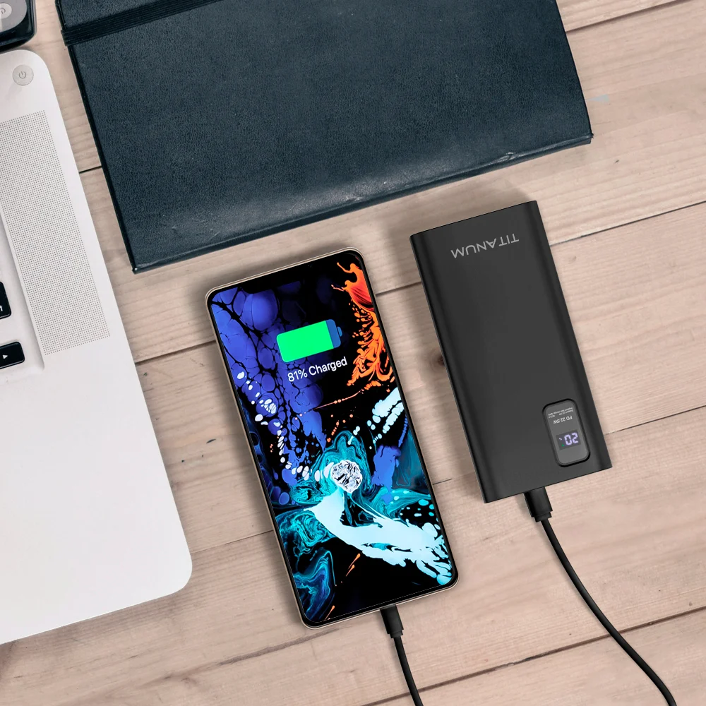TITANUM 727S 20000mAh 22.5W Black Повербанк - Зображення 5