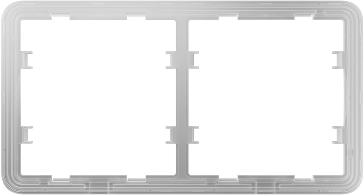 Рамка для вимикача на 2 секції Ajax Frame 2 seats for LightSwitch