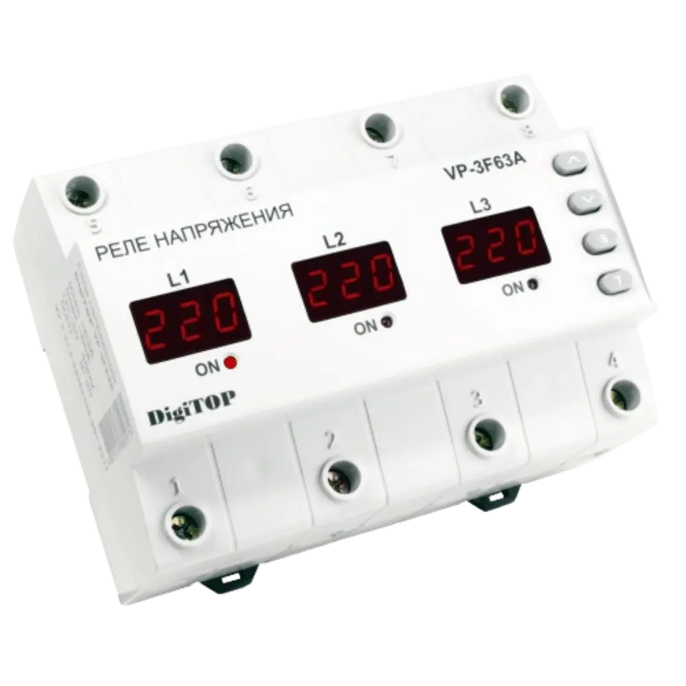 VP-3F63А DigiTop Реле напруги