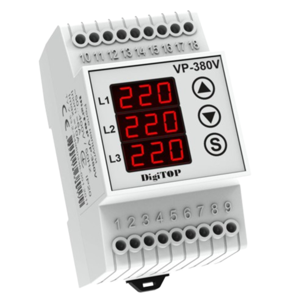 VP-380V DigiTop Реле напруги