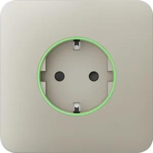 Передня панель для вбудованої розетки Ajax SoloCover for Outlet smart, Jeweler, бездротової, ivory