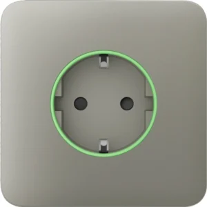 Передня панель для вбудованої розетки Ajax SoloCover for Outlet smart, Jeweler, бездротової, olive