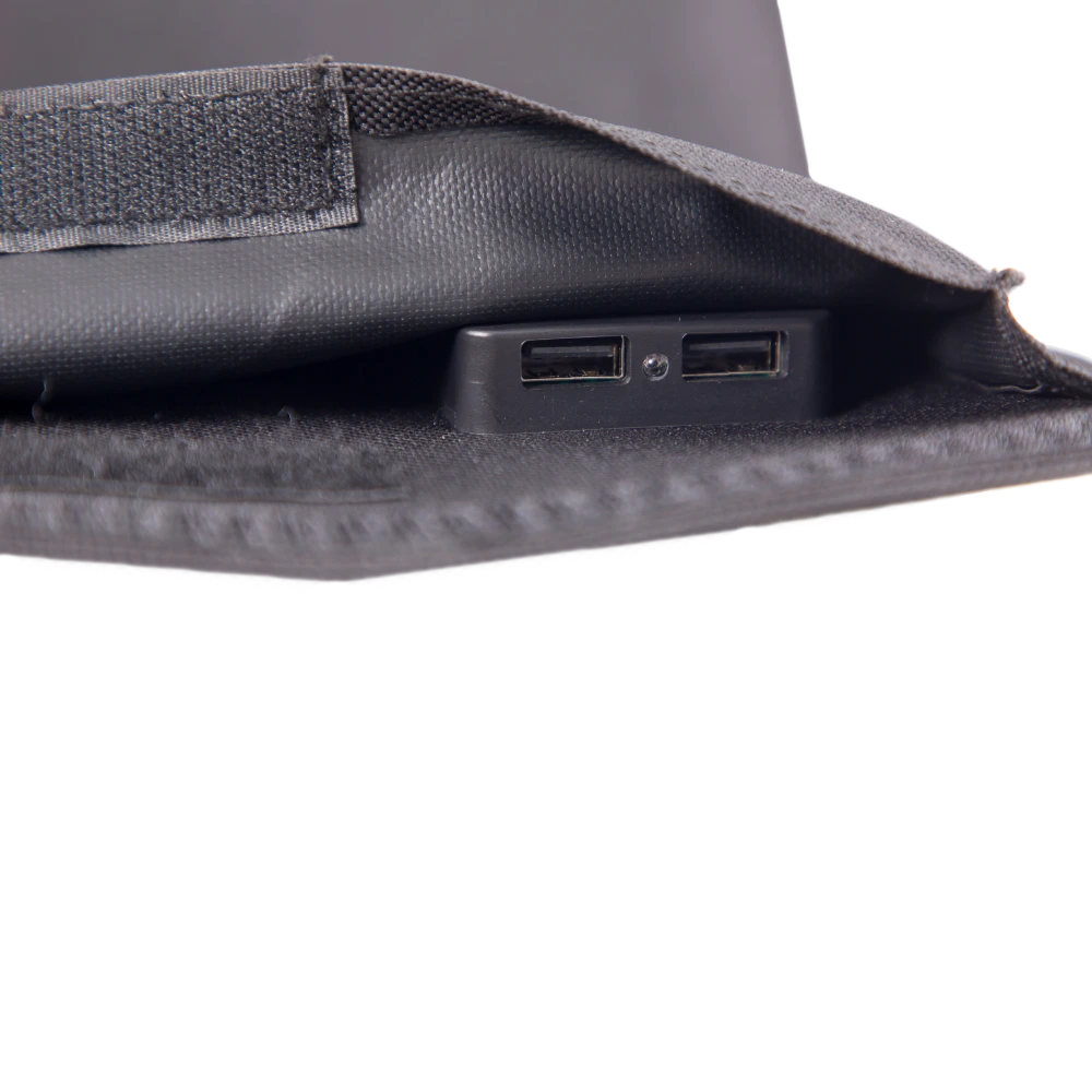 2E 22 Вт портативна 2*USB-A 5V/2.4A Сонячна панель - Зображення 3