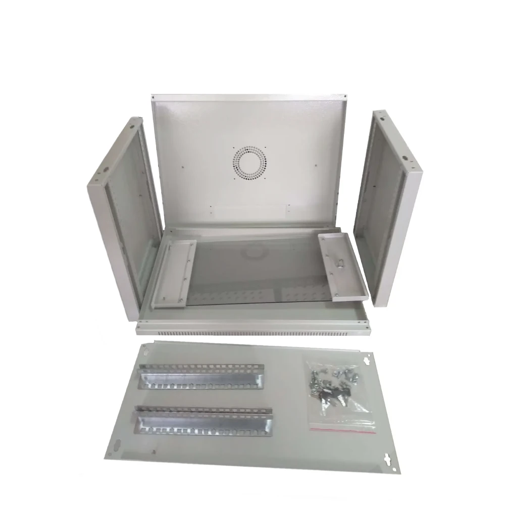 Hypernet WMNC-6U-FLAT Шафа коммутаційна настінна 6U 600x450 розбірна - Зображення 3