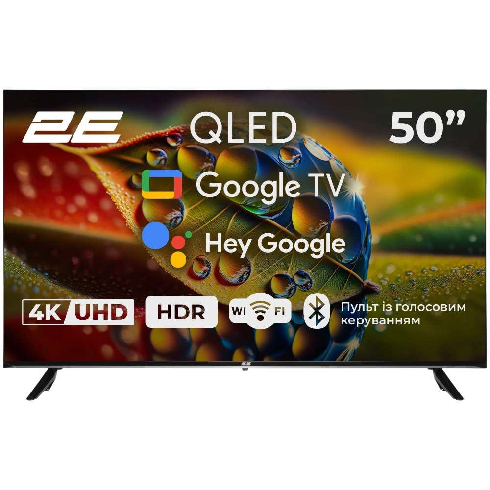 2E 50A77Q 50" дюймів 3840x2160 QLED Google TV Телевізор