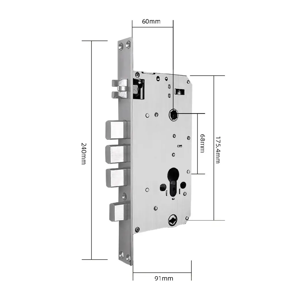 SEVEN LOCK SL-7765BFF Розумний замок (врізна частина 6068) - Зображення 3