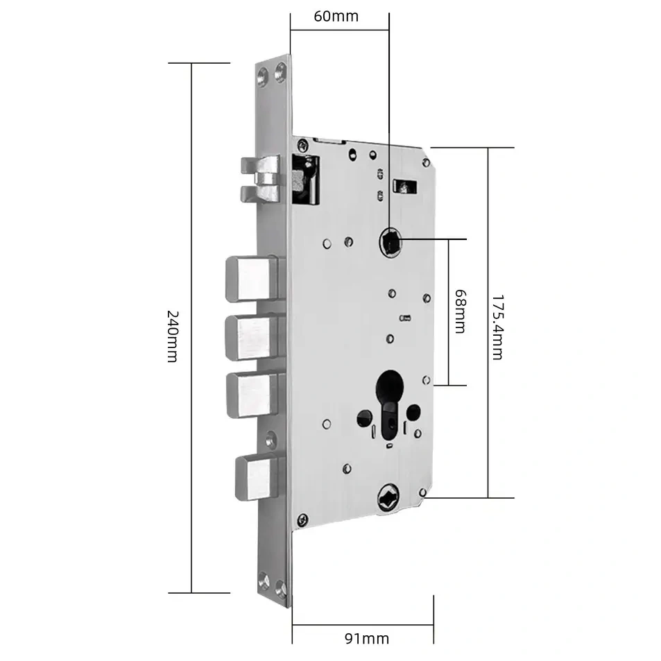 SEVEN LOCK 6068 Врізна частина з автозакриттям