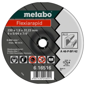 Metabo Flexiarapid (616513000) Відрізний круг по алюмінію 125 x 1,0 x 22,23 мм, TF 41