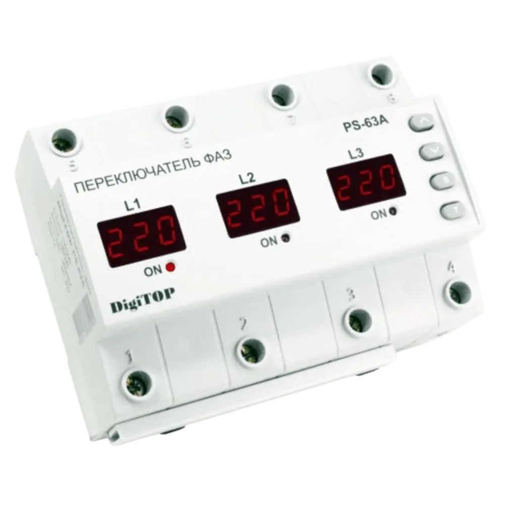 DigiTop PS-63A Перемикач фаз