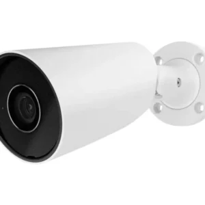 IP-Камера дротова Ajax BulletCam, 5мп, 4мм, Poe, True WDR, IP 65, ІЧ 35м, аудіо, кут огляду 75°до 85°, вулична, біла