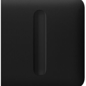 Кнопка бічна для одноклавішного вимикача димера Ajax SideButton Dimmer 1-gang 2-way for LightSwitch, Jeweler, бездротовий, чорний
