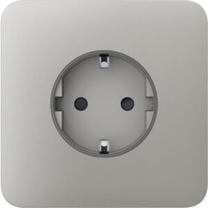 Передня панель для вбудованої розетки Ajax SoloCover for Outlet Basic, oyster