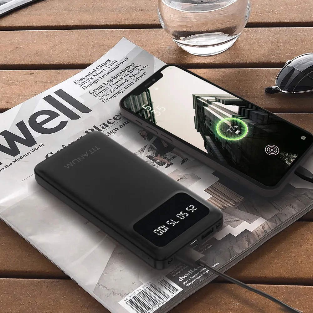TITANUM OL21 Black 10000mAh Повербанк - Зображення 5