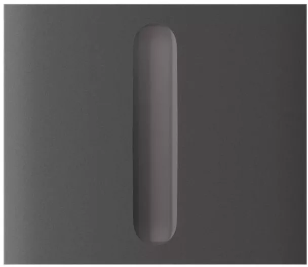 Кнопка центральна для одноклавішного вимикача димера Ajax CenterButton Dimmer 1-gang 2-way for LightSwitch, Jeweler, бездротовий, graphite
