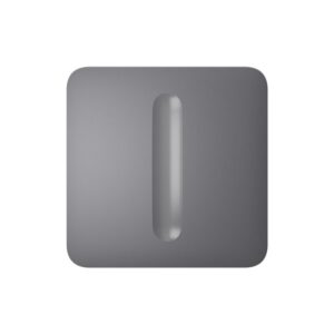 Кнопка центральна для одноклавішного вимикача димера Ajax CenterButton Dimmer 1-gang 2-way for LightSwitch, Jeweler, бездротовий, grey