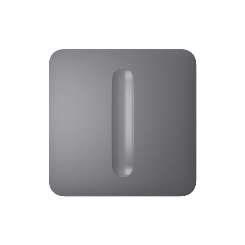Кнопка центральна для одноклавішного вимикача димера Ajax CenterButton Dimmer 1-gang 2-way for LightSwitch, Jeweler, бездротовий, grey