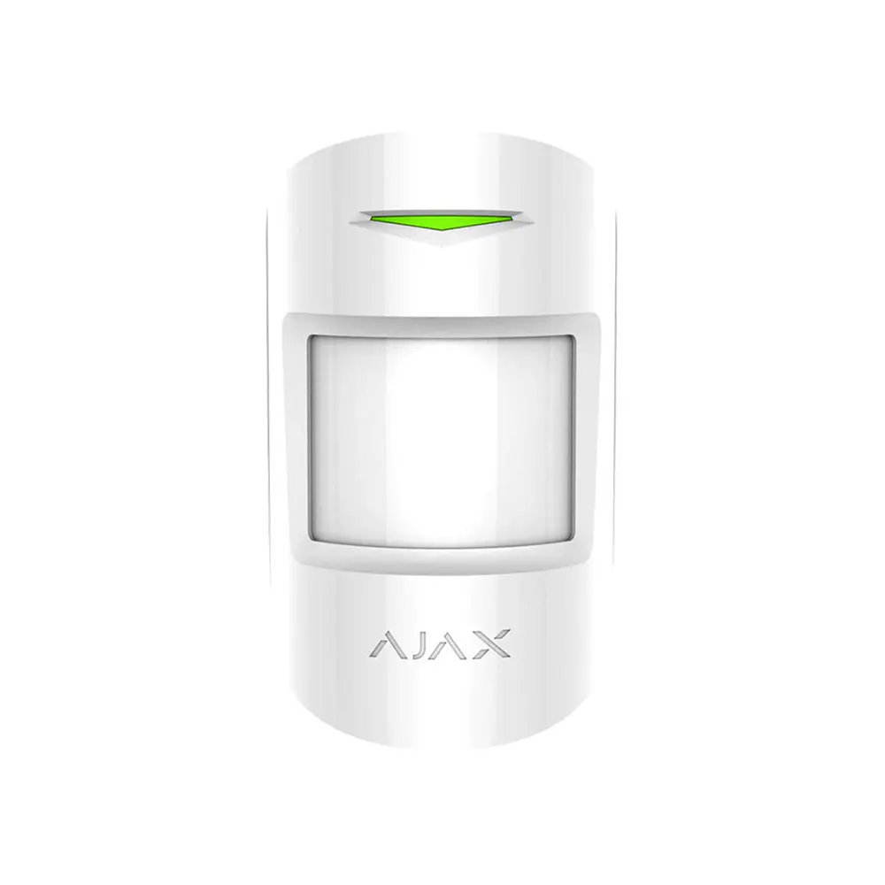 Датчик руху Ajax MotionProtect Plus, Jeweler, Бездротовий, білий