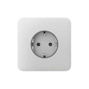Передня панель для вбудованої розетки Ajax SoloCover for Outlet Basic, білий