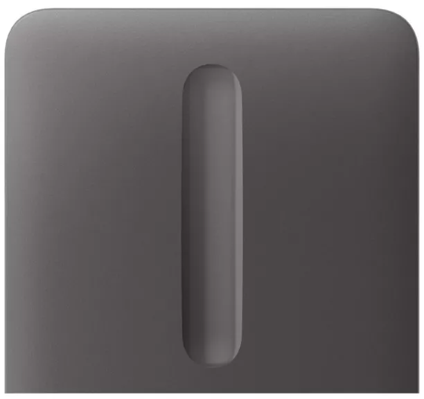 Кнопка бічна для одноклавішного вертикального вимикача димера Ajax SideButton Vertical Dimmer 1-gang 2-way for LightSwitch, Jeweler, бездротовий, graphite