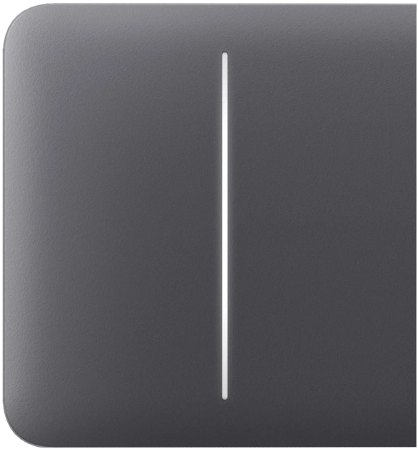 Ajax SideButton (2-gang) graphite Кнопка