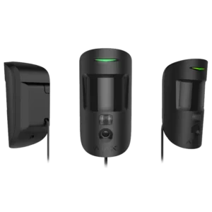Дротовий сповіщувач руху з підтримкою фотоверифікації Ajax Superior MotionCam (PhOD) black Fibra