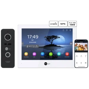 Neolight ALPHA Hybrid + PRIME FHD Black Комплект відеодомофону