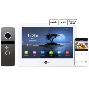 Neolight ALPHA Hybrid + SOLO FHD Graphite Комплект відеодомофону