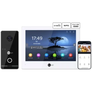 Neolight ALPHA Hybrid + OPTIMA IPW Black Комплект відеодомофону