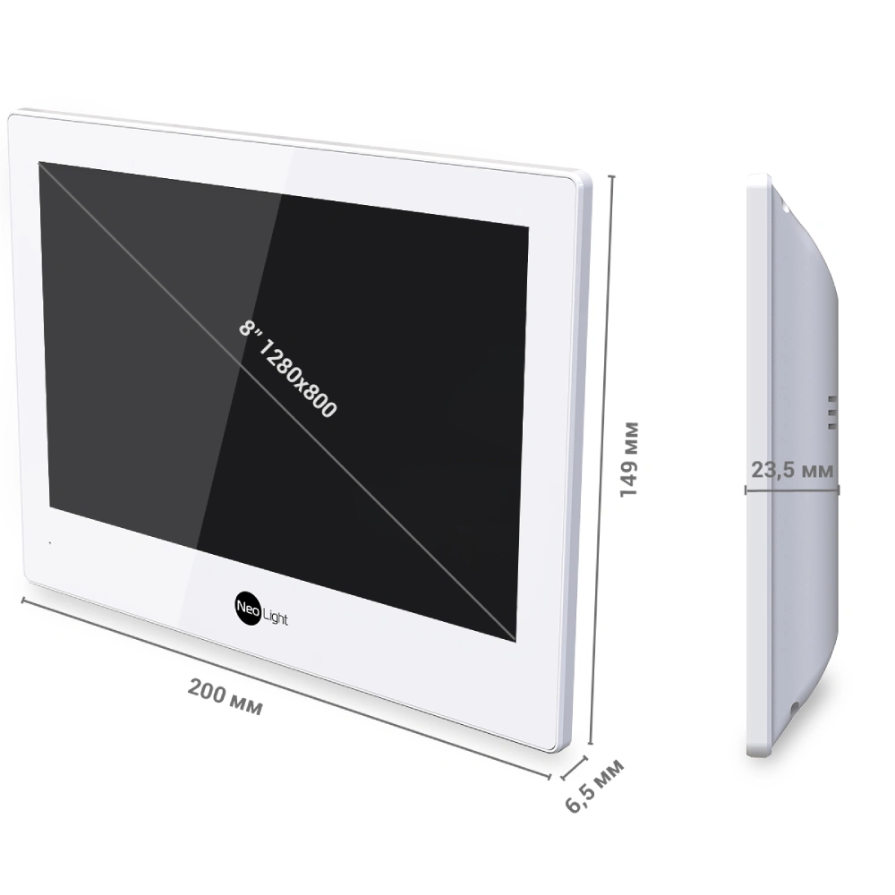 Neolight ALPHA Hybrid white Відеодомофон - Зображення 4