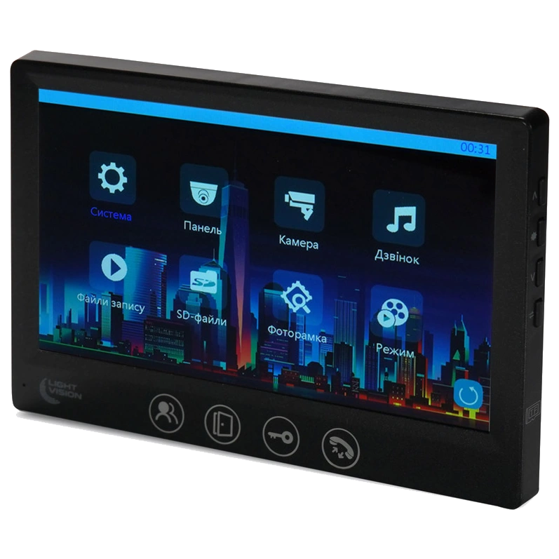 Light Vision AMSTERDAM FHD BLACK Відеодомофон - Зображення 3
