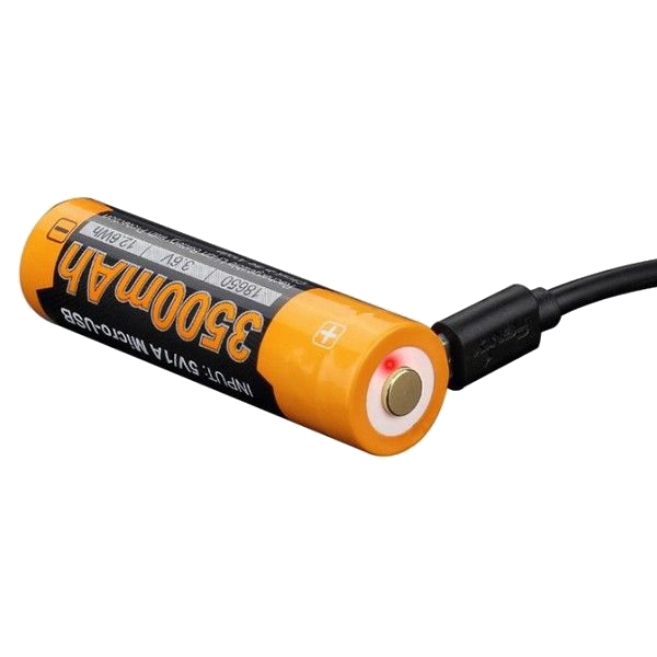 Fenix ARB-L18-3500U Акумулятор 18650 3500 mAh micro usb зарядка - Зображення 3