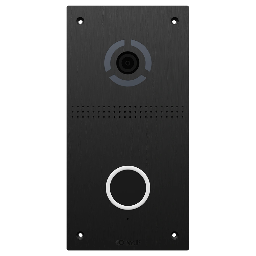 Bas-IP AV-05FD black IP панель виклику з безконтактною кнопкою виклику