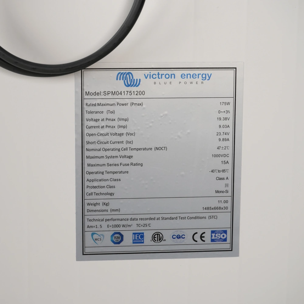 Victron Energy 175W-12V 4a, 175Wp, Mono PV модуль - Зображення 4